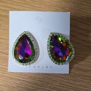 Multicolor Teardrop Earrings